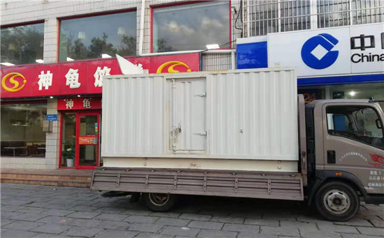 双鸭山出租发电机施工案例